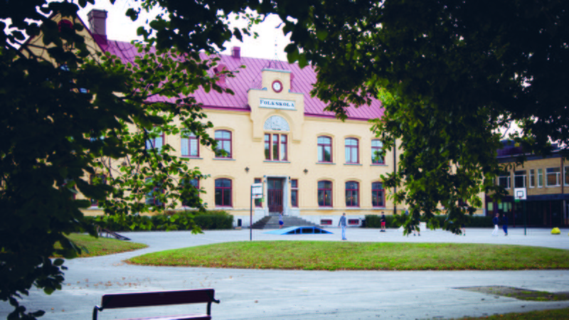 Solbergaskolans skolgård