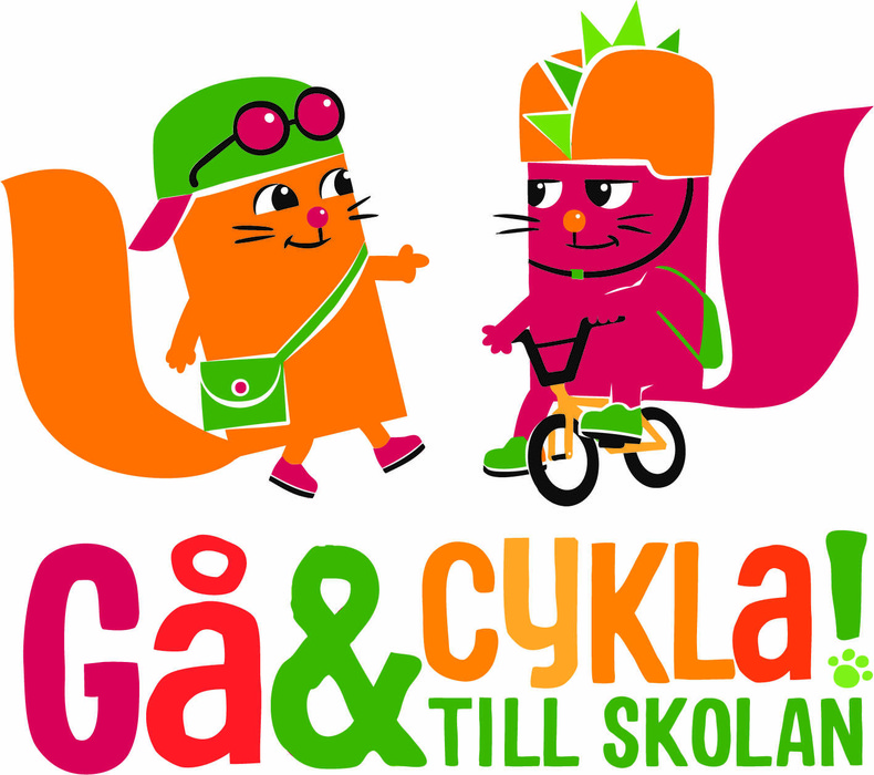 Gå & Cykla till skolan - logotyp